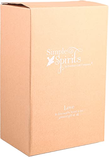 Pavilion Gift Company Simple Spirits 41008 Angel Figurine Holding Hearts, 7-1/2-Inch, Love - Binkii 