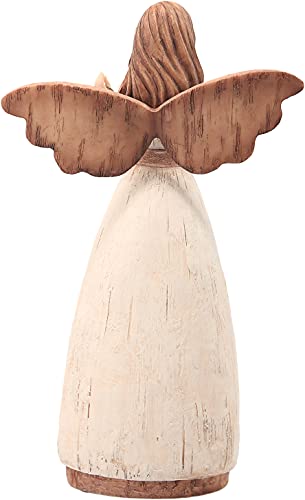 Pavilion Gift Company Simple Spirits 41008 Angel Figurine Holding Hearts, 7-1/2-Inch, Love - Binkii 