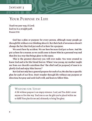 Wisdom for Each Day (Large Text Leathersoft): 365 Daily Devotions