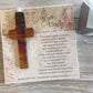 Beautiful Handmade in USA Cross with Sentiment - Gift for Uncle from Niece/Nephew for Christmas, Father's Day, Birthday