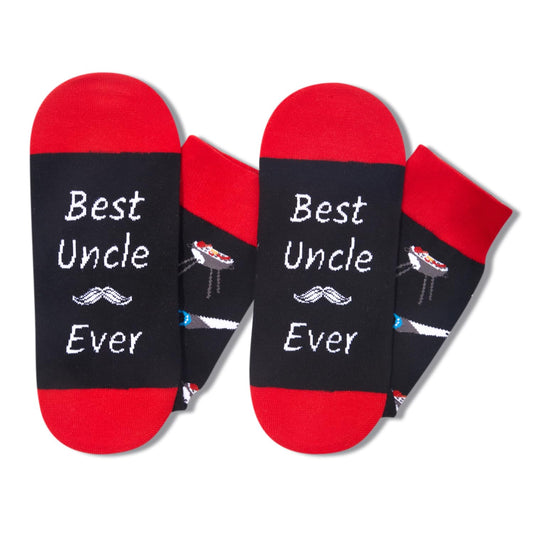 HAPPYPOP Best Uncle Gifts From Niece Nephew, Tio Gifts Great Favorite Uncle Gifts Funny Uncle Gifts, Uncle Socks