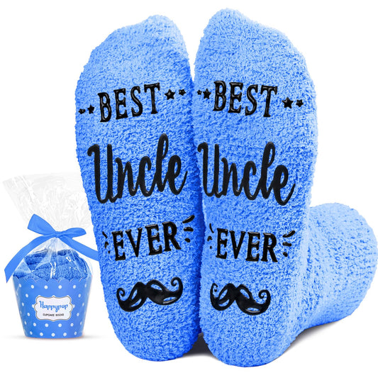 HAPPYPOP Uncle Gifts From Niece Nephew, Best Uncle Gifts Tio Gifts, Favorite Uncle Gifts, Great Uncle Socks