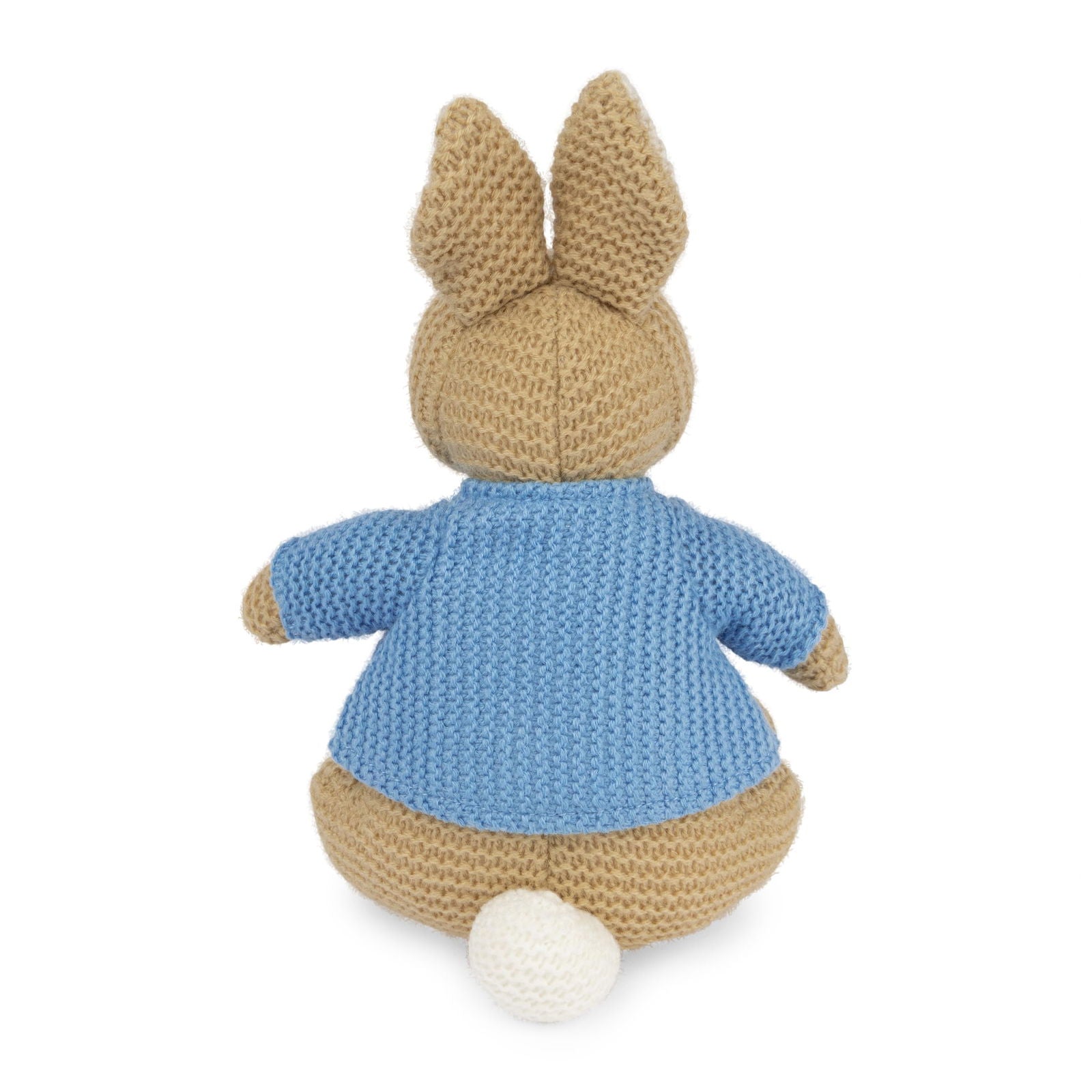 GUND Beatrix Potter Peter Rabbit Knit Plush, Easter Gift, Easter Bunny Stuffed Animal for Ages 1 and Up, Brown/Blue, 6.5” - Binkii 