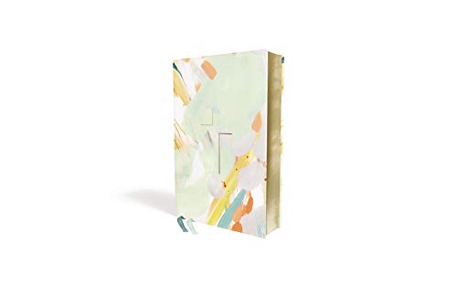 The Jesus Bible Artist Edition, ESV, Leathersoft, Multi-color/Teal - Binkii 