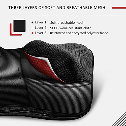 VIKTOR JURGEN Back Massager Kneading for Neck, Shoulder and Foot, Shiatsu Massage Pillow with Heat, Relaxation Gifts for Women/Men/Dad/Mom/Christmas/Mothers Day/Fathers Day/Valentine's Day - Binkii 