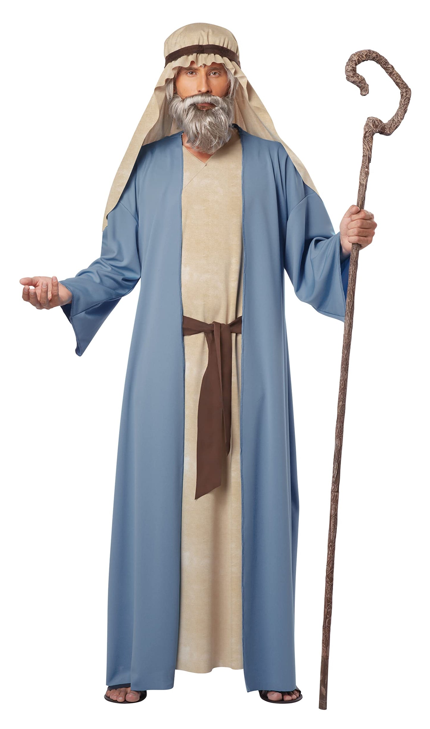 California Costumes Adult Noah Costume Large/X-Large Blue,White - Binkii 